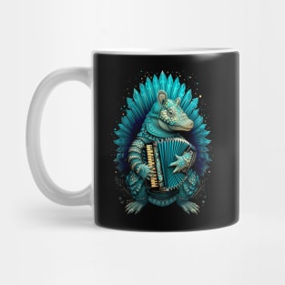 Aurora Armadillo Accordionist Mug